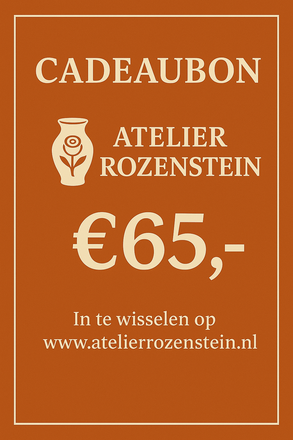 Cadeaubon Atelier Rozenstein